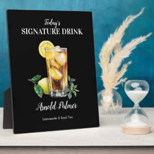 Arnold Palmer Signature Drink Cocktailbar Schild Fotoplatte