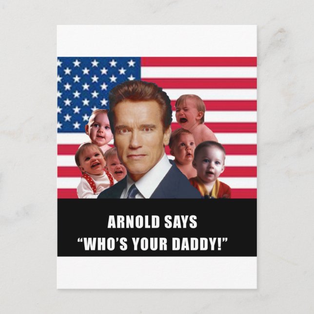 Arnold Says Postkarte (Vorderseite)