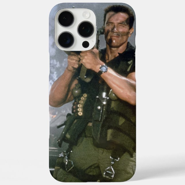 Arnold Schwarzeneger Rocket Shoot Case-Mate iPhone Hülle (Rückseite)