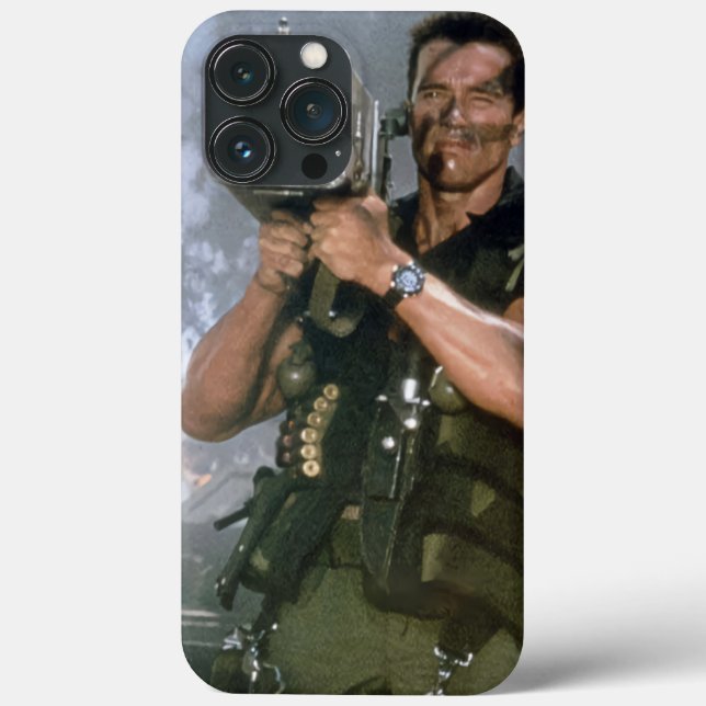 Arnold Schwarzeneger Rocket Shoot Case-Mate iPhone Hülle (Rückseite)