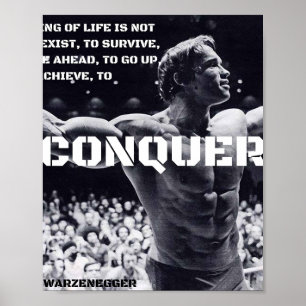 ARNOLD SCHWARZENEGGER - KONQUOTE POSTER