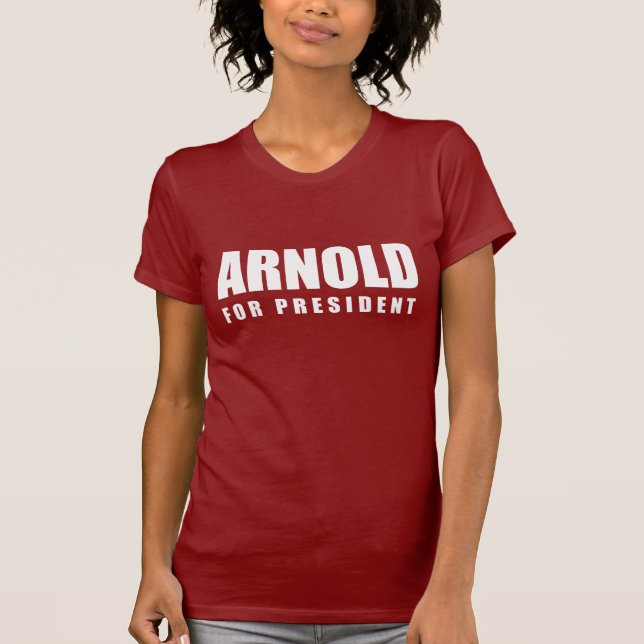 ARNOLD SCHWARZENEGGER-Wahl-Gang T-Shirt (Vorderseite)