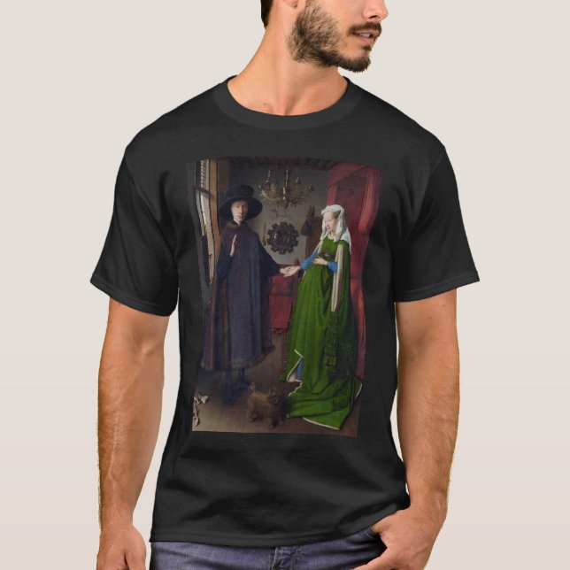 Arnolfini Portrait - Jan van Eyck T-Shirt (Vorderseite)