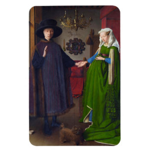Arnolfini Porträtmalerei von Jan Van Eyck Magnet