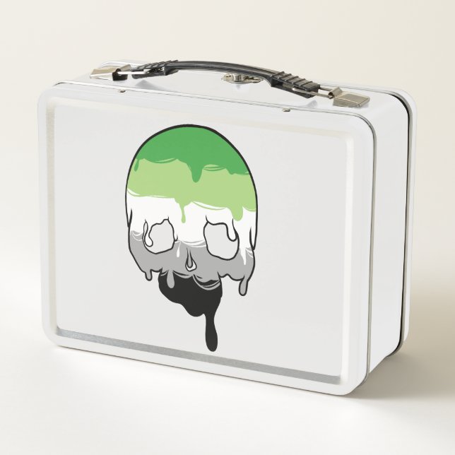 Aro Pride Driving Skull Metall Brotdose (Rückseite)