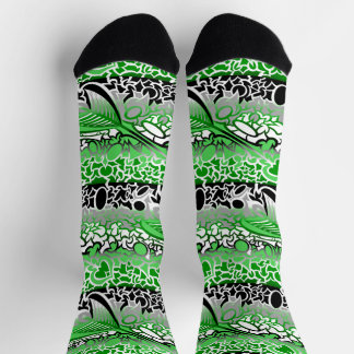 Aro Pride-Schlangenlinien Socken