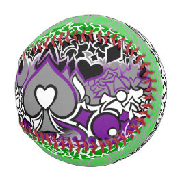 Aro und Ace Pride Squiggles Baseball