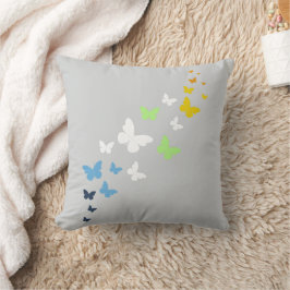 AroAce Agender Pride Butterfly Trail Kissen