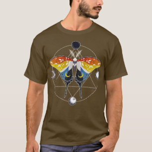 Aroace Luna Moth LGBT Aromc Asexual Prilag Flag T-Shirt