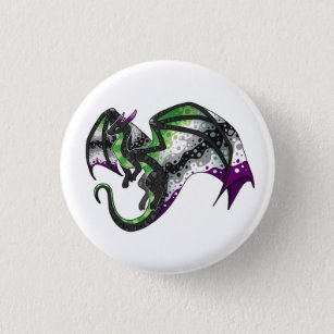 AroAce Pride Dragon Button