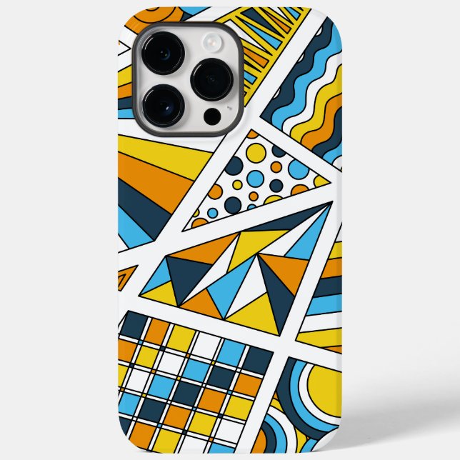 AroAce Pride Zen Doodle Sunset Flag Moderne Abstra Case-Mate iPhone Hülle (Rückseite)