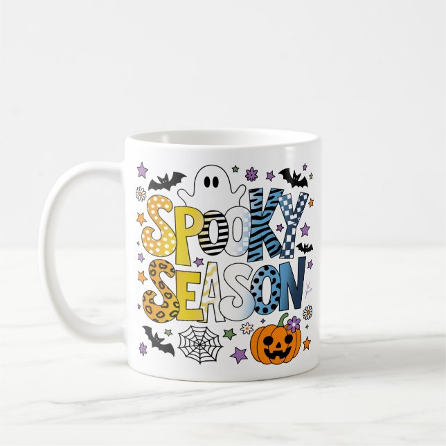 AroAce Spooky Season Halloween Kaffeetasse (Links)