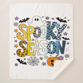 AroAce Spooky Season Halloween Sherpadecke