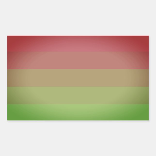 Aroflux Pride Rechteckiger Aufkleber (Vorderseite)