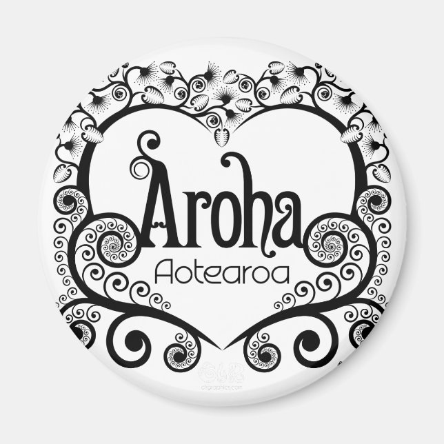 Aroha Aotearoa Magnet (Vorne)