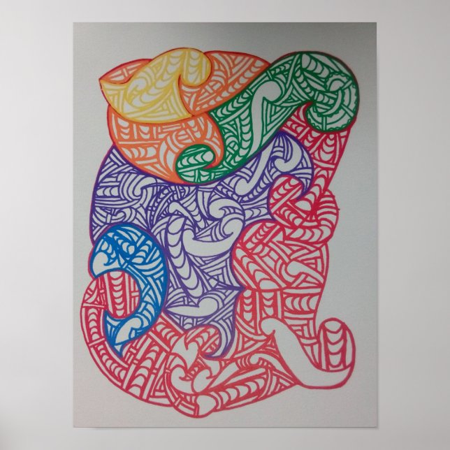 Aroha Mai, Design von RRW  Poster (Vorne)
