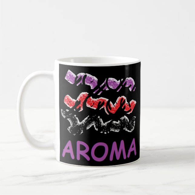 Aroma ah riechen es und fühlen sich so gut entspan kaffeetasse (Links)