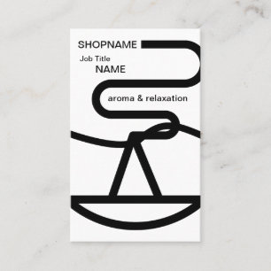 Aroma/Massage/Therapie/Chiropraktische Visitenkart Visitenkarte