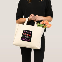 Aroma niedliche Gestaltung in schwarz lila und ros