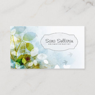Aroma-Therapeut Elegante Nature Business Card Visitenkarte