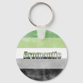 Aromantic pride flag key ring schlüsselanhänger