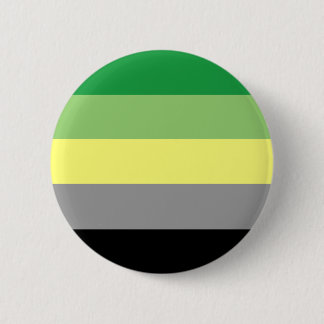 Aromantic Stolz-Flagge Button