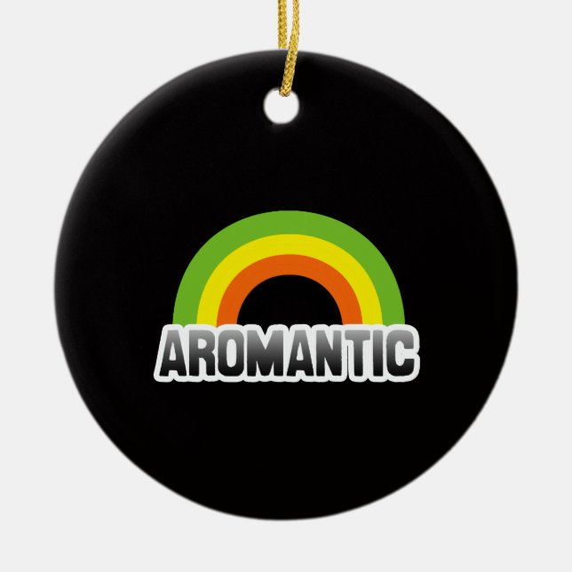 Aromantic Stolz Keramikornament (Vorne)