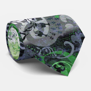 Aromantische Drachendamaske - Aro Pride Flag Farbe Krawatte