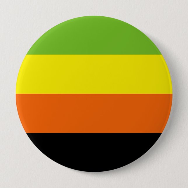 Aromantische Pride-Flagge Button (Vorderseite)