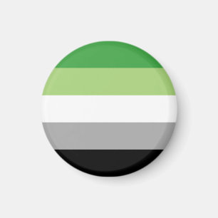 Aromantische Pride-Streifen Magnet
