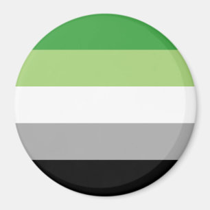Aromantische Pride-Streifen Magnet