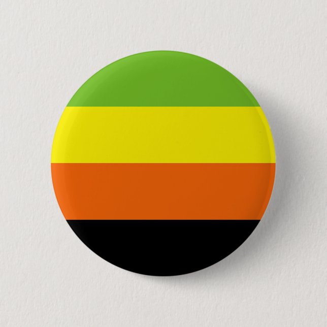 Aromantische Stolperflagge Button (Vorderseite)