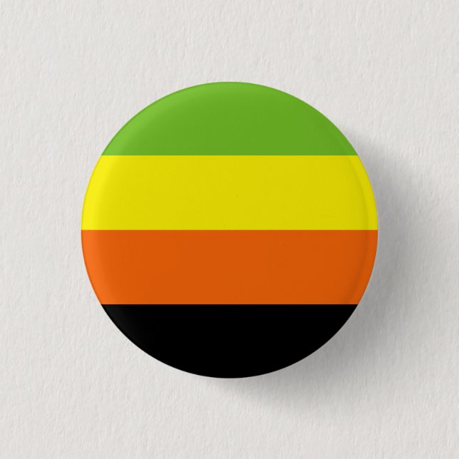 Aromantische Stolperflagge Button (Vorderseite)