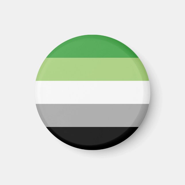 Aromantische Streifen Magnet (Vorne)