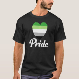 Aromantischer Gay Pride Rainbow Word 2 T-Shirt