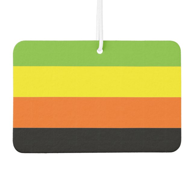 Aromantischer Stolz Autolufterfrischer (Vorderseite)