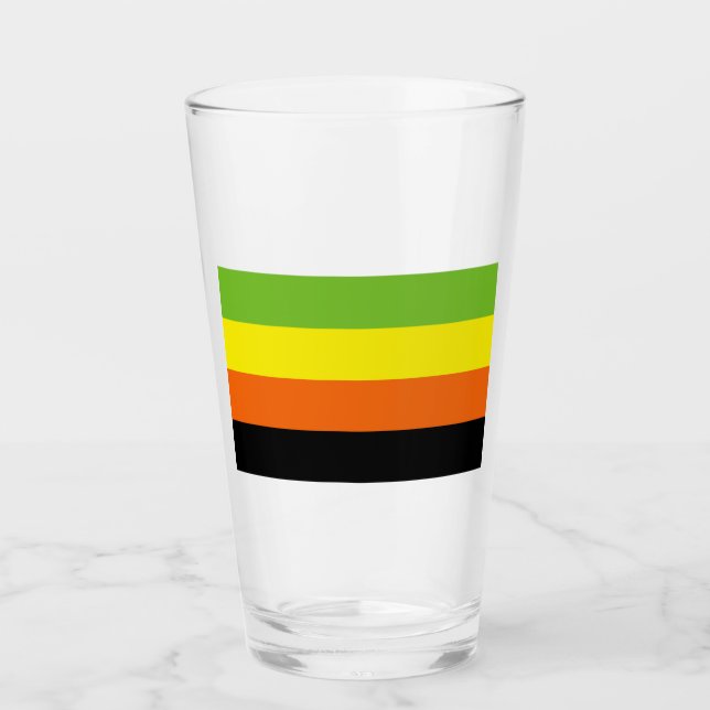 Aromantischer Stolz Glas (Vorderseite)