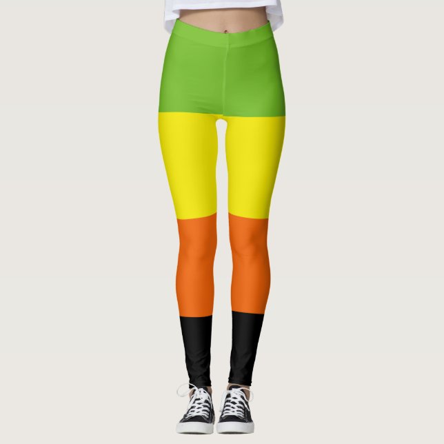 Aromantischer Stolz Leggings (Vorderseite)