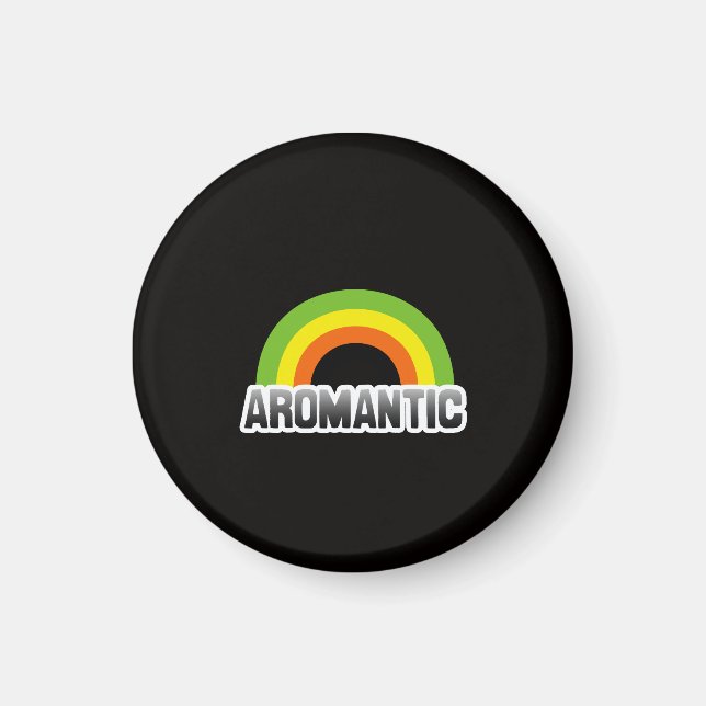 Aromantischer Stolz Magnet (Vorne)