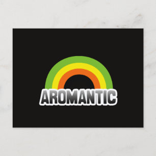 Aromantischer Stolz Postkarte