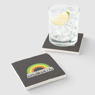 Aromantischer Stolz Steinuntersetzer
