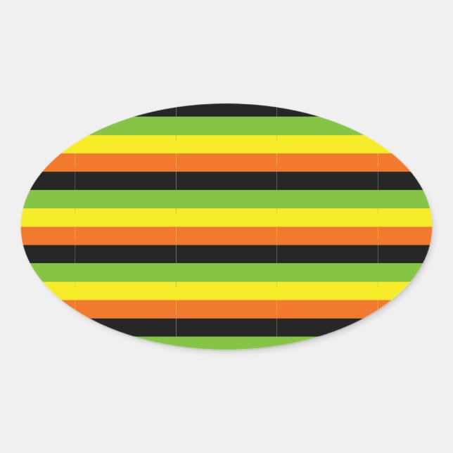 AROMANTISCHES FLAGPATTER OVALER AUFKLEBER (Vorderseite)