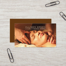 Aromatherapie Akupressur Massage Therapeut Visitenkarte