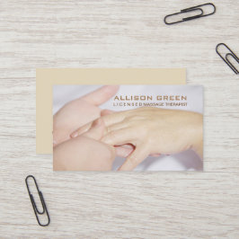 Aromatherapie Akupressur Massage Therapeut Visitenkarte