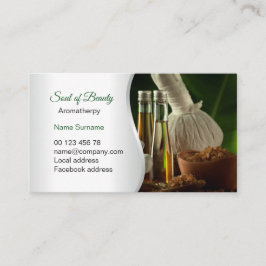 Aromatherapie, Massage Visitenkarte