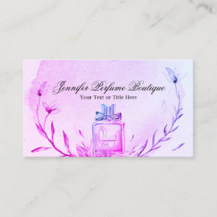 Aromatherapie Parfüm Lila Schönheit Make-up Visitenkarte