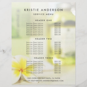 Aromatherapie Wellness-Center Hautpflege Massage P Flyer
