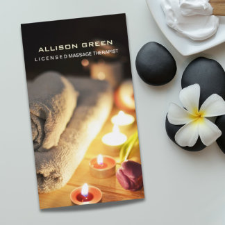Aromatherapie WELLNESS-CENTER Salon Massage Therap Visitenkarte