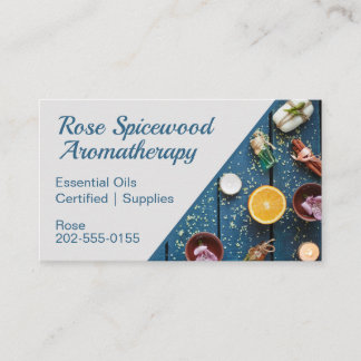 Aromatherapie Wellness-Center Skincare Business Ca Visitenkarte