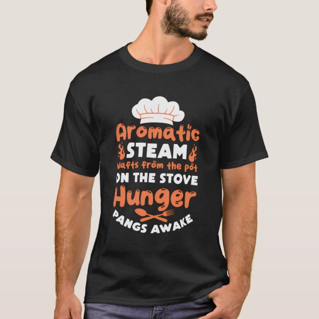 Aromatisches Dampfbad aus dem Pot Hunger Pangs Awa T-Shirt (Vorderseite)